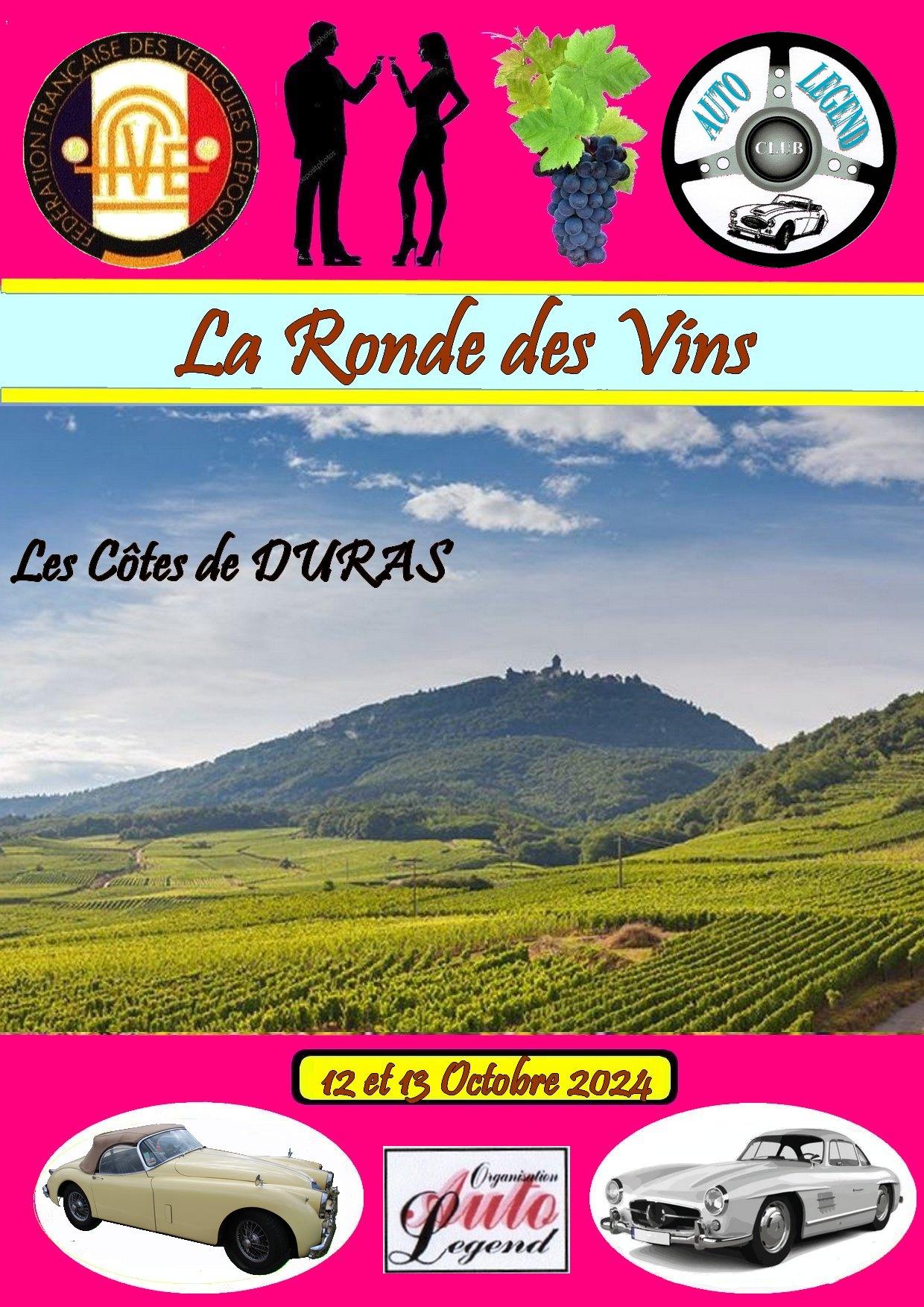 Affiche ronde vin 2024